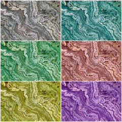 composition of various colors of the detail of a marble slab