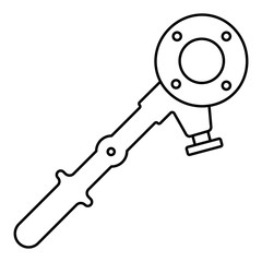 Plumber tool icon vector illustration photo