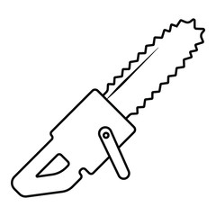 Chain Saw Icon - Illustration vector
