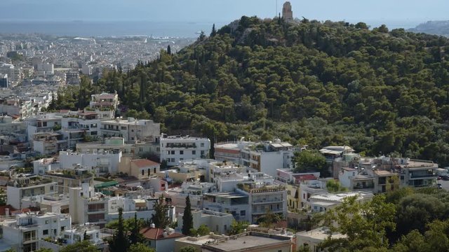 Atenas verano 2019, vistas de la ciudad y vida de sus habitantes, vida en las isla de Hidra, barcos y calles