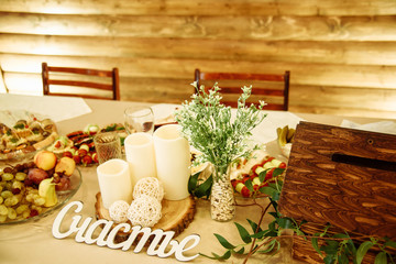 christmas table setting