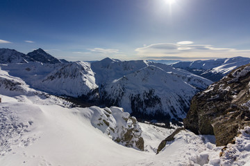 Views of Tatra mountains near Zakopane (Poland)