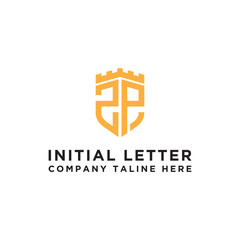 inspiring logo designs for companies from the initial letters of the ZP logo icon. -Vectors