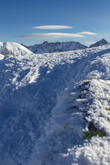 Obraz premium Views of Tatra mountains near Zakopane (Poland)