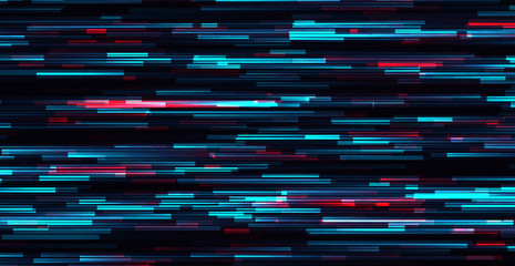 Glitch vector frame. Symbol of cyberpunk, hacker attack. Modern design, technological error. Texture and effect for your design. - obrazy, fototapety, plakaty