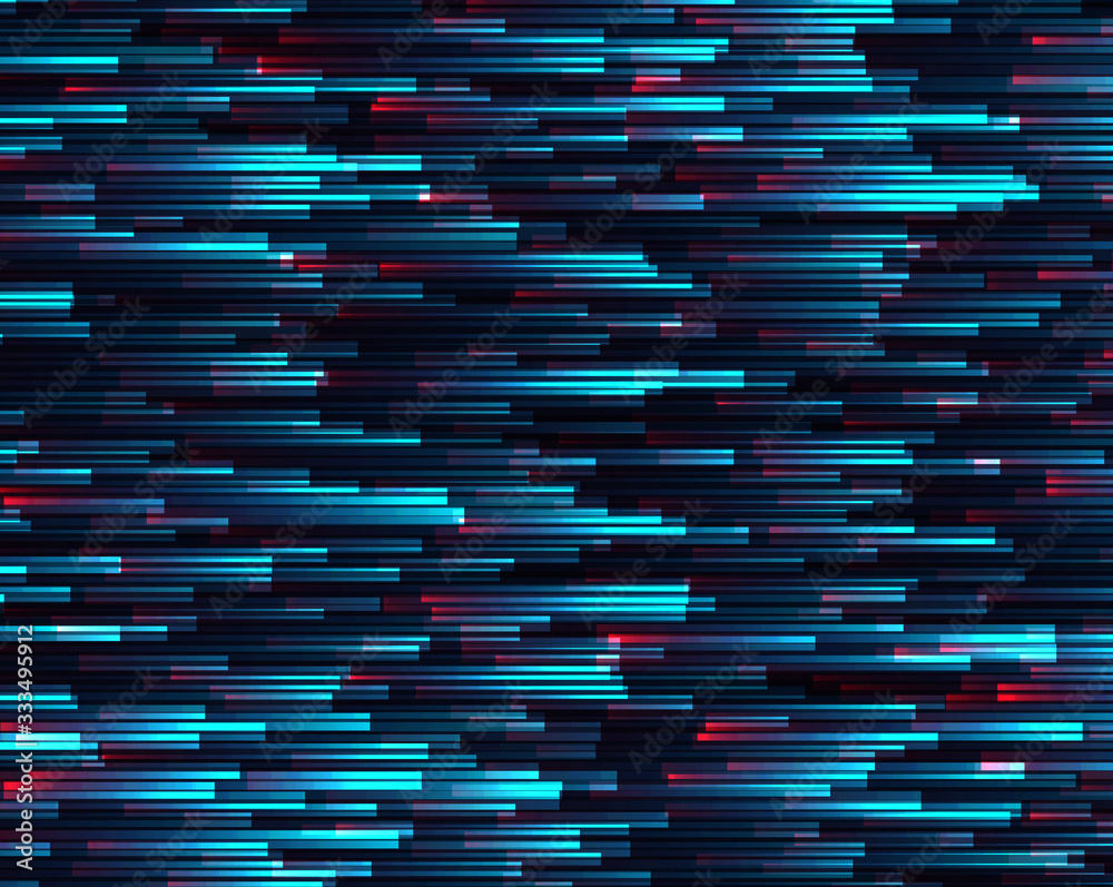 Wall mural glitch vector frame. symbol of cyberpunk, hacker attack. modern design, technological error. texture