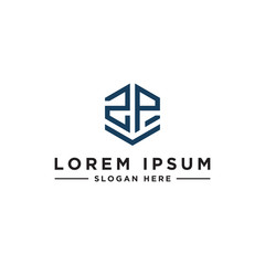 inspiring logo designs for companies from the initial letters of the ZP logo icon. -Vectors