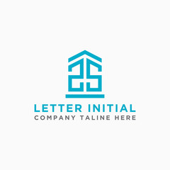inspiring logo designs for companies from the initial letters of the ZS logo icon. -Vectors