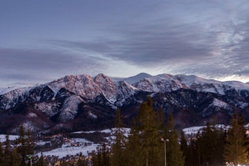 Obraz na płótnie Canvas Views of Tatra mountains near Zakopane (Poland)