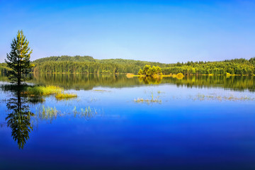 Shiroka Polyana dam, Rhodope mountains, Bulgaria