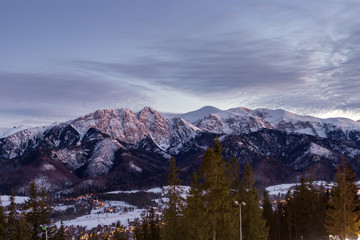 Obraz na płótnie Canvas Views of Tatra mountains near Zakopane (Poland)
