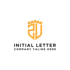 inspiring logo designs for companies from the initial letters of the ZV logo icon. -Vectors