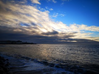 Obraz premium sunset over the sea