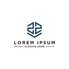 inspiring logo designs for companies from the initial letters of the ZZ logo icon. -Vectors