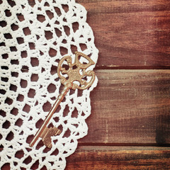 vintage crochet doily