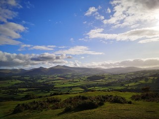 Fototapeta premium view of brecon beacons