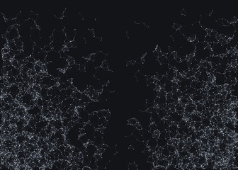 Network Mesh Procedural Art background illustration