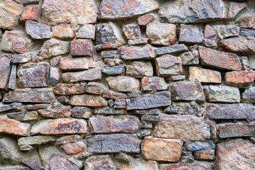 stone wall texture. example of ancient masonry