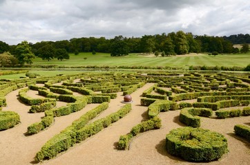 The formal gardens at Longleat Housewere designed by Capability Brown