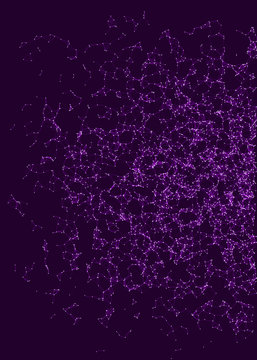 Network Mesh Procedural Art background illustration