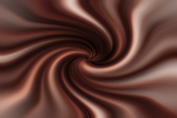 chocolate cream brown color Abstract twisted light fibers background