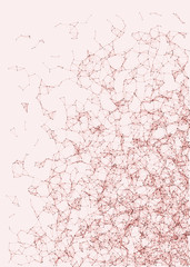 Network Mesh Procedural Art background illustration