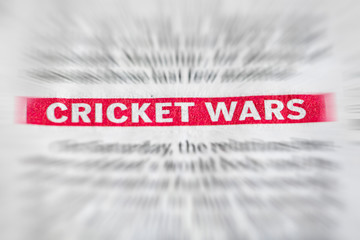 cricket on new paper