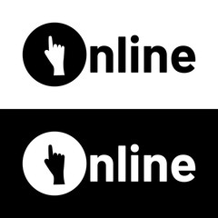 Logo for web shopping online.