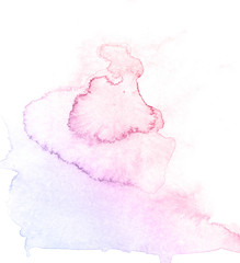 pink baby shoes on white background