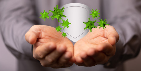 epidemic coronavirus digital 3d flu