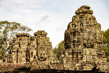 Fototapeta premium Inside Ta Prohm temple in Cambodia