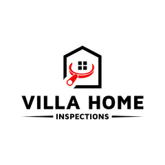 residential home inspections vector logo 
