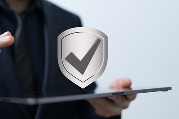 protection safe shield virus attack  3d