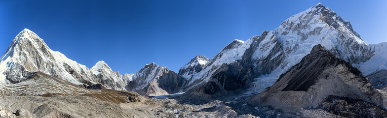 himalaia mountains in winter - Everest region