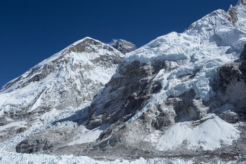 himalaia mountains in winter - Everest region