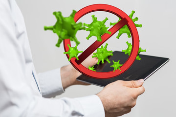Corona Virus Healthcare Concept. Coronavirus protection Pandemic Sars Fever.