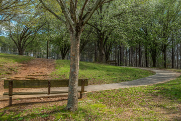 Empty public park Coronavirus