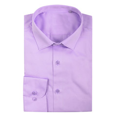 Men's folded shirt with collar