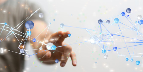 internet net and data digital concept.