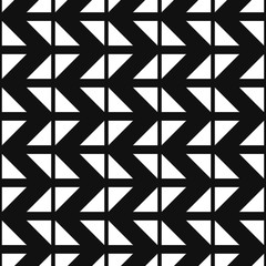 vector white ethnic zigzag vertical lines seamless pattern on black