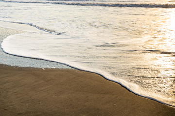 Padific Ocean beach in Japan