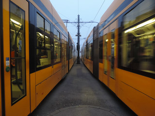Tram a Budapest