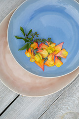 Flower in a plate © Medvedi_Mo