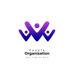Youth Community and organization summit logo template for print and website