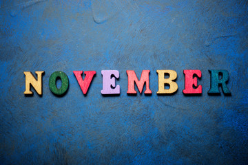 November word view