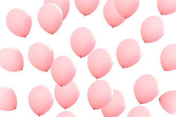 a beautiful balloon on isolate background