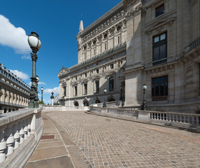 Palais Garnier (Opera Garnier) in Paris, northwestern part. September 2019 