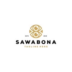sawabona eyes  logo