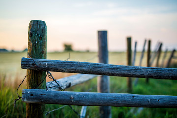 wooden fence