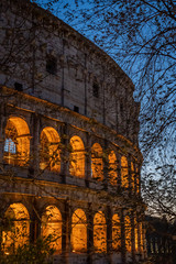 Naklejka premium The Colosseum in Rome Italy